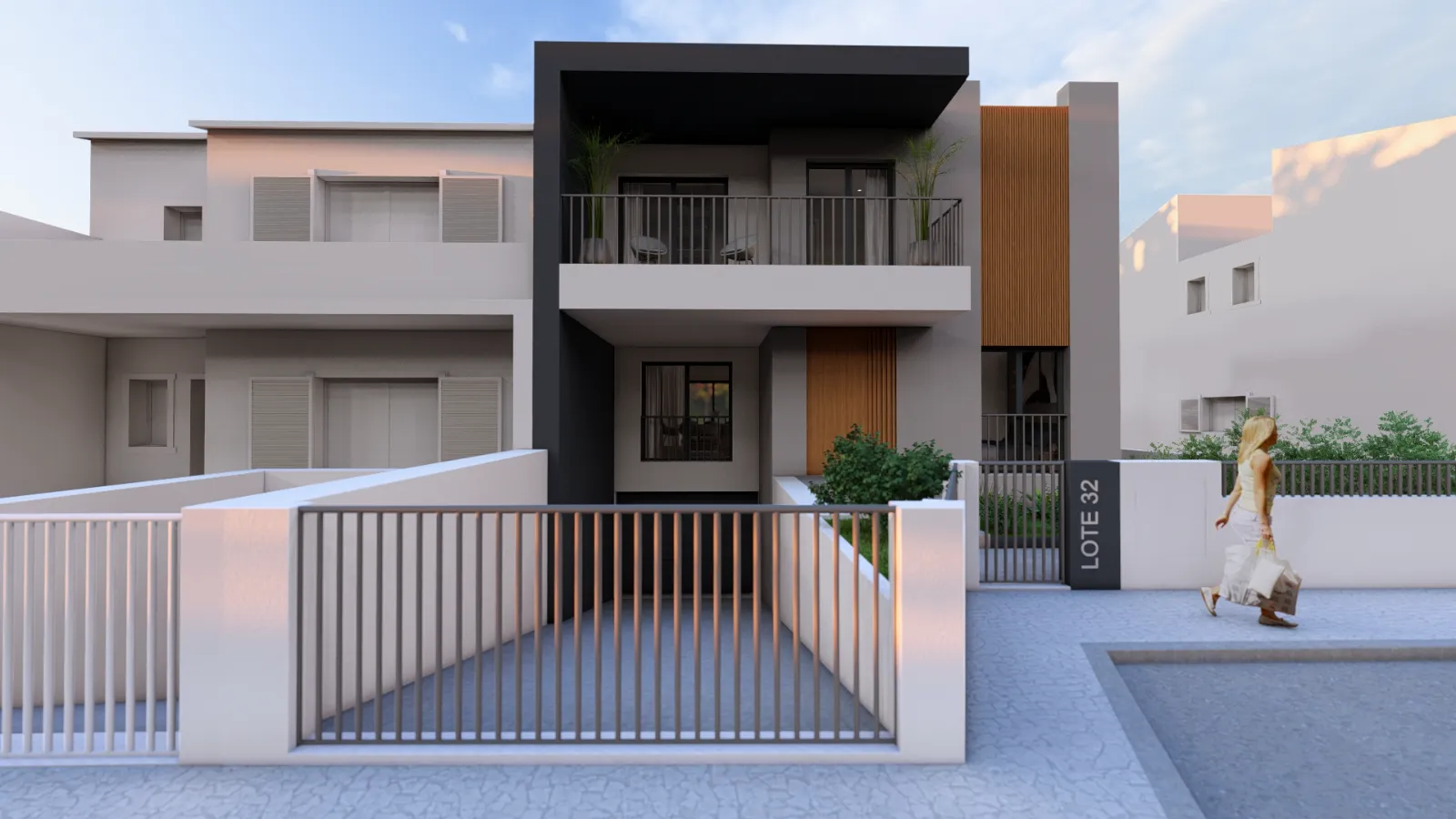 Contemporary house with a swimming pool, currently under construction gallery photo 6