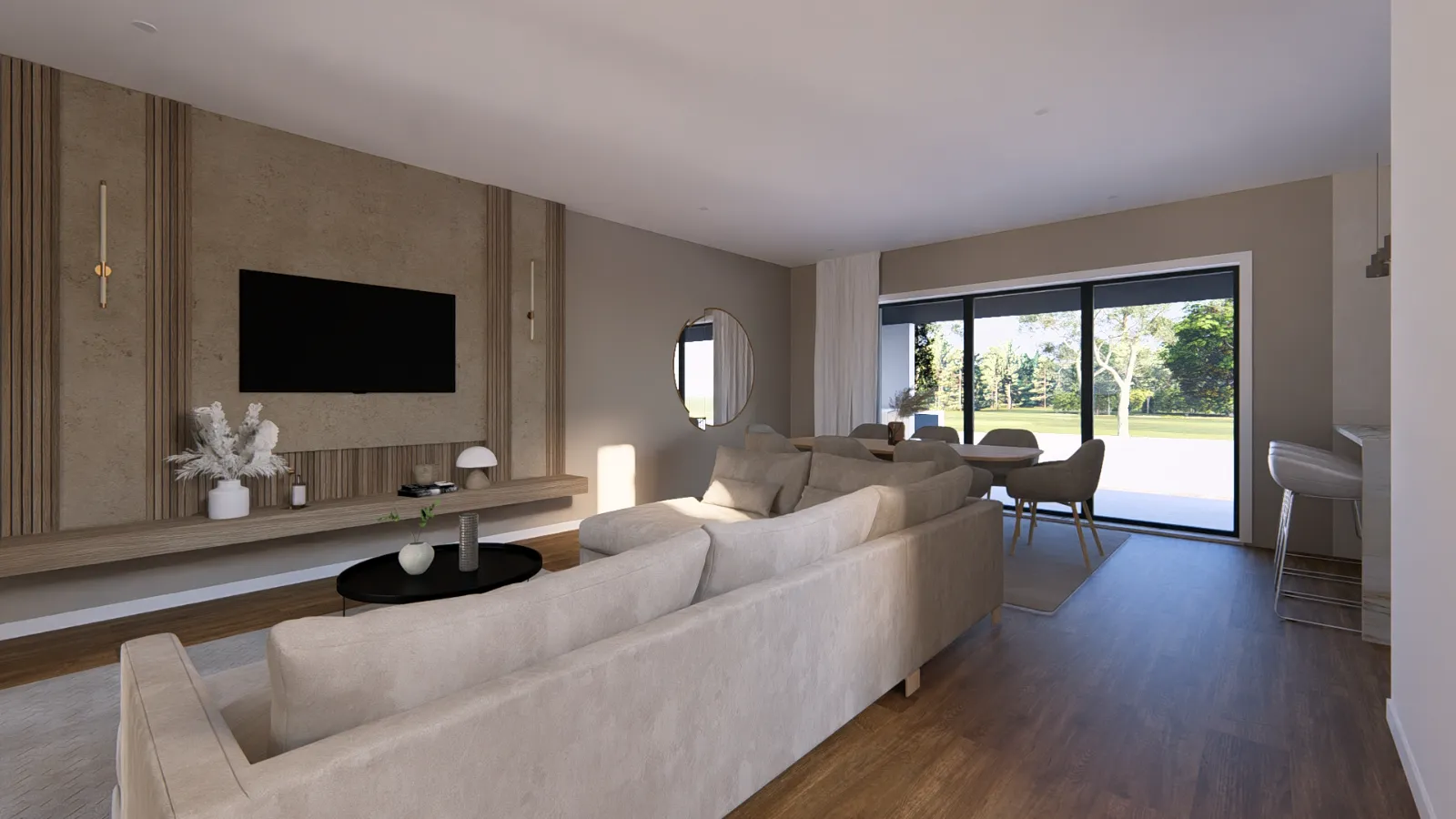Contemporary house with a swimming pool, currently under construction gallery photo 2