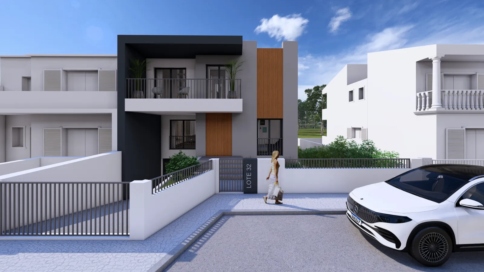 Contemporary house with a swimming pool, currently under construction gallery photo 19