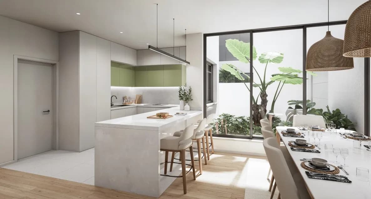 NEW Contemporary Detached House, with swimming pool and garden gallery 7