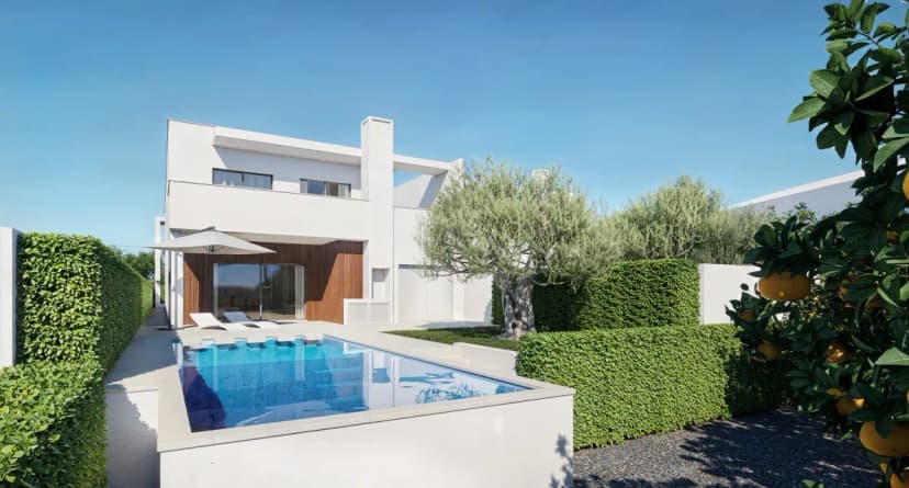 NOVA Moradia Contemporânea, com piscina e jardim