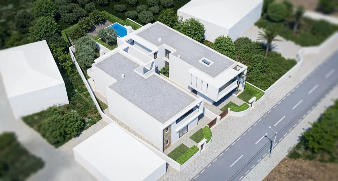 NEW Contemporary Detached House, with swimming pool and garden gallery 11