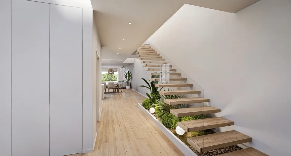 NEW Contemporary Detached House, with swimming pool and garden gallery 8