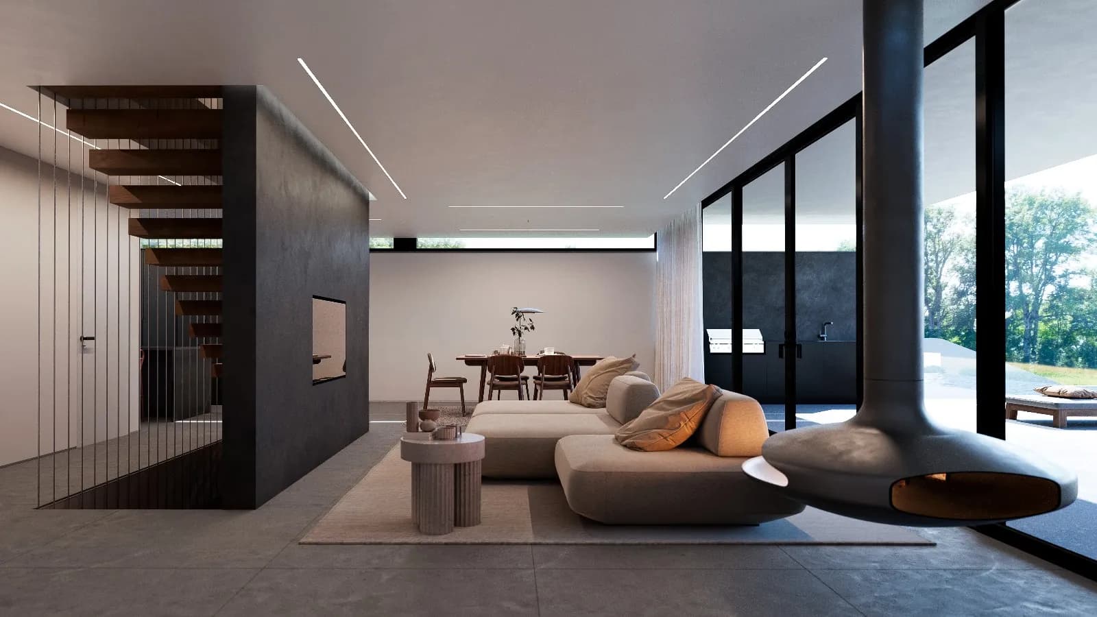 Luxurious contemporary villa, with a lift and indoor and outdoor swimming pools, in Gambelas gallery photo 4