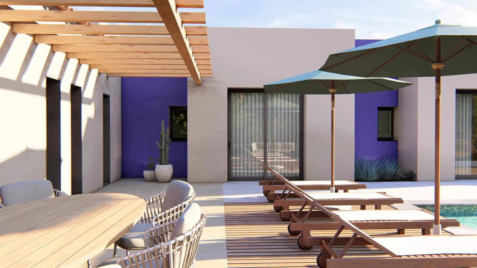 Moradia Independente moderna, piscina, garagem, jardim e vista mar gallery photo 2