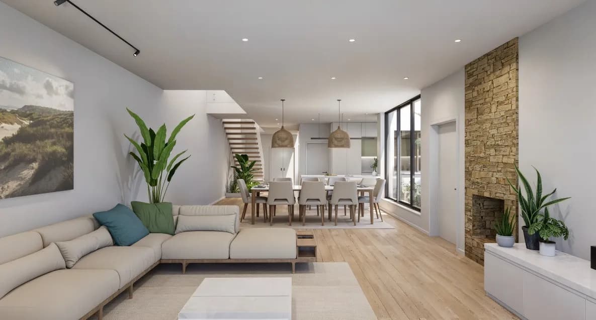 NEW Contemporary Detached House, with swimming pool and garden gallery 2