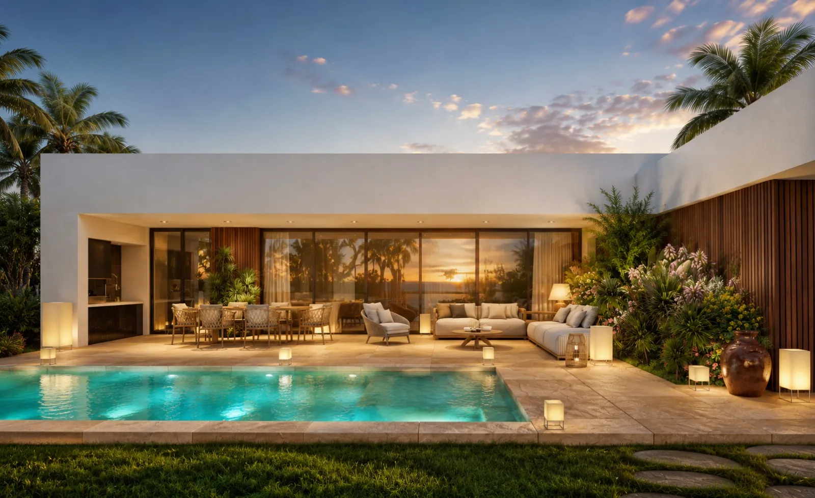 Maravilhosa Moradia Contemporânea, toda Térrea, com piscina gallery 3