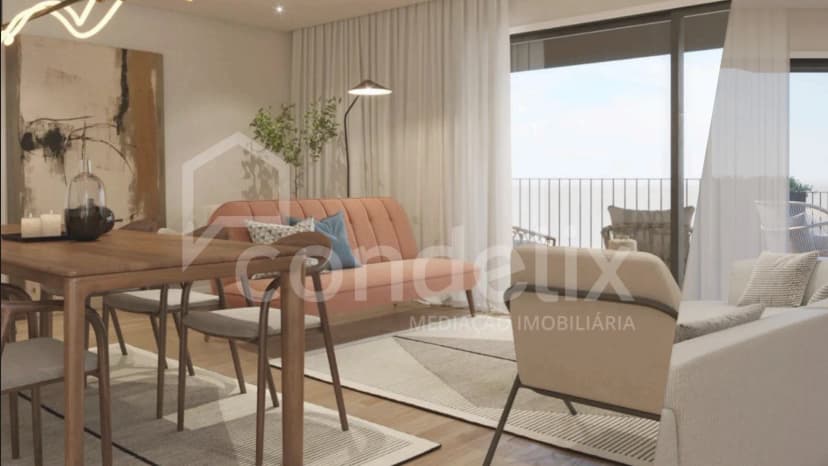 One-, two- and three-bedroom flats in S. Mamede de Infesta, Matosinhos
